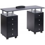 Beauty system Manikúrní stůl BD-3425 Černý – Zboží Dáma