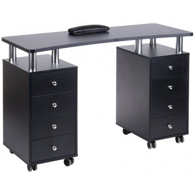 Beauty system Manikúrní stůl BD-3425 Černý – Zboží Dáma