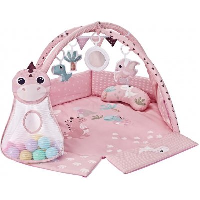 TinyMini Hrací deka Dino Pink s míčky – Zboží Mobilmania