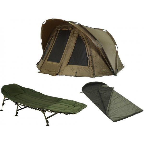 Giants Fishing Bivak Gaube Bivvy 2 Man + lehátko + spací pytel od 7 990 Kč  - Heureka.cz