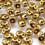 Superduo zlaté amber celodekor – Hledejceny.cz