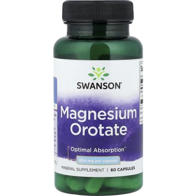 Swanson Magnesium Orotate 40 mg 60 kapslí – Hledejceny.cz