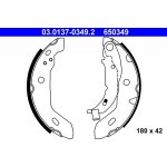 ATE Sada brzdových čelistí 03.0137-0349.2 | Zboží Auto