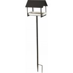 Esschert Design Budka ptačí Style zapichovací 126 x 29 x 19 cm antracit bílá – Zboží Dáma