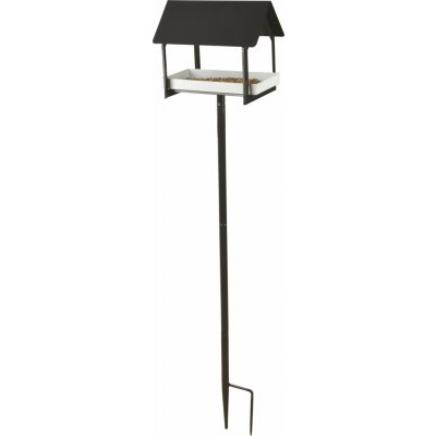 Esschert Design Budka ptačí Style zapichovací 126 x 29 x 19 cm antracit bílá – Zboží Dáma