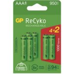 GP Batteries Nabíjecí baterie GP ReCyko 1000 AAA HR03 6 ks – Hledejceny.cz