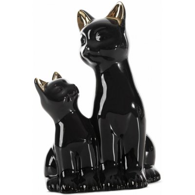 EUROFIRANY DEKORAČNÍ FIGURKA CAT 15X11X22 CM ČERNÁ – Hledejceny.cz