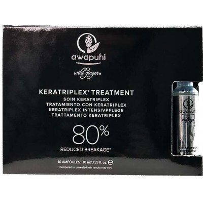 Paul Mitchell Awapuhi Wild Ginger Keratin Triplex Treatment 10 x 10 ml – Zboží Mobilmania