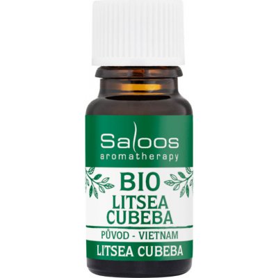 Saloos bio esenciální olej LITSEA CUBEBA pro aromaterapii 10 ml – Zboží Mobilmania