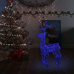 Nabytek XL Sob vánoční dekorace 90 LED diod 60 x 16 x 100 cm akryl – Sleviste.cz