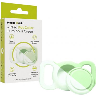 Mobile Origin AirTag Pet Collar zelený MO-APC-FGRN – Zboží Živě
