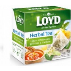 Loyd pyramida Herbal Tea Lípa s citronovou příchutí a medem 20 x 1,5 g