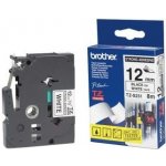 Brother TZE-S231, bílá/černá, 12mm – Zboží Dáma