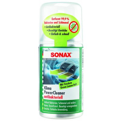 SONAX Čistič klimatizace antibakteriální 100ml s vůní Green Lemon – Zboží Mobilmania