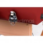 Medimas dřevěný masážní stůl lehátko Prosport 2 Deluxe červená – Zboží Dáma