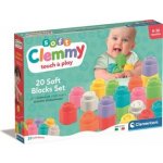 CLEMENTONI Soft Clemmy Sada 20 měkkých kostek v plastové tašce – Zboží Mobilmania