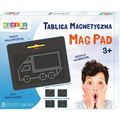 Magnetická tabulka Magpad BIG 714 kuliček černá – Zboží Mobilmania