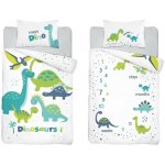 Detexpol povlečení Dino modré 100 x 135 cm 40 x 60 cm – Zboží Dáma