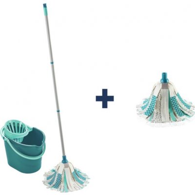 Leifheit Set Power Mop 3v1 + náhradní hlavice 52135 – Zboží Mobilmania