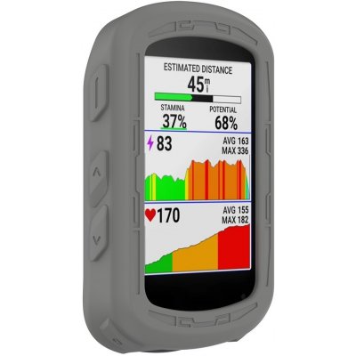 Drops silikonový obal na GPS cyklonavigaci Garmin Edge 840/540 - tmavěšedý | Zboží Auto
