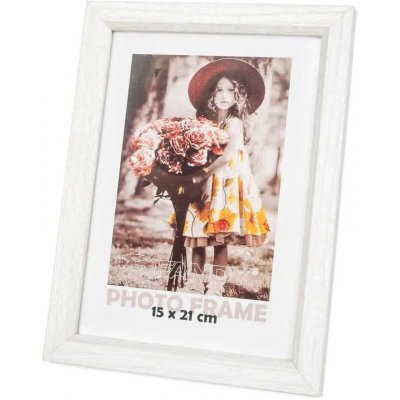 FANDY Dřevěný fotorámeček Bevel 15x21 1 béžový – Zboží Živě