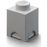 LEGO® úložný box 1 12,5 x 12,5 x 18 cm šedá – Hledejceny.cz