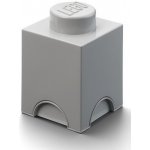 LEGO® úložný box 1 12,5 x 12,5 x 18 cm šedá – Zboží Dáma