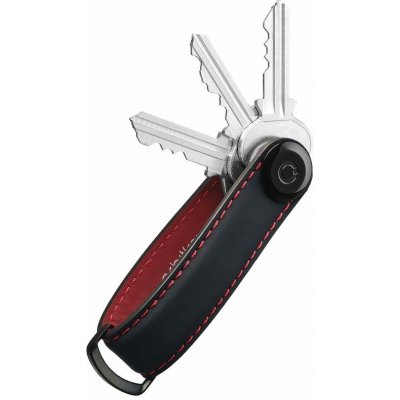 Klíčenka z matné kůže Orbitkey 2.0 Matte Leather Ember – Hledejceny.cz