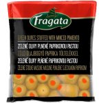 Fragata Zelené olivy plněné paprikovou pastou 160 g – Zboží Dáma