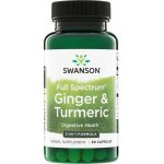 Swanson Ginger a Turmeric 60 kapslí – Hledejceny.cz