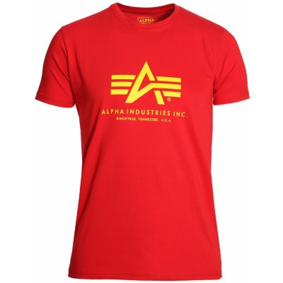 Alpha Industries Basic T Speed red