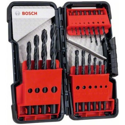 Bosch - 18dílná sada vrtáků do kovu Toughbox HSS-R, 118° 1; 1,5; 2; 2; 2,5; 3; 3; 3,5; 4; 4; 4,5; 5; 5,5; 6; 7; 8; 9; 10 mm – Hledejceny.cz