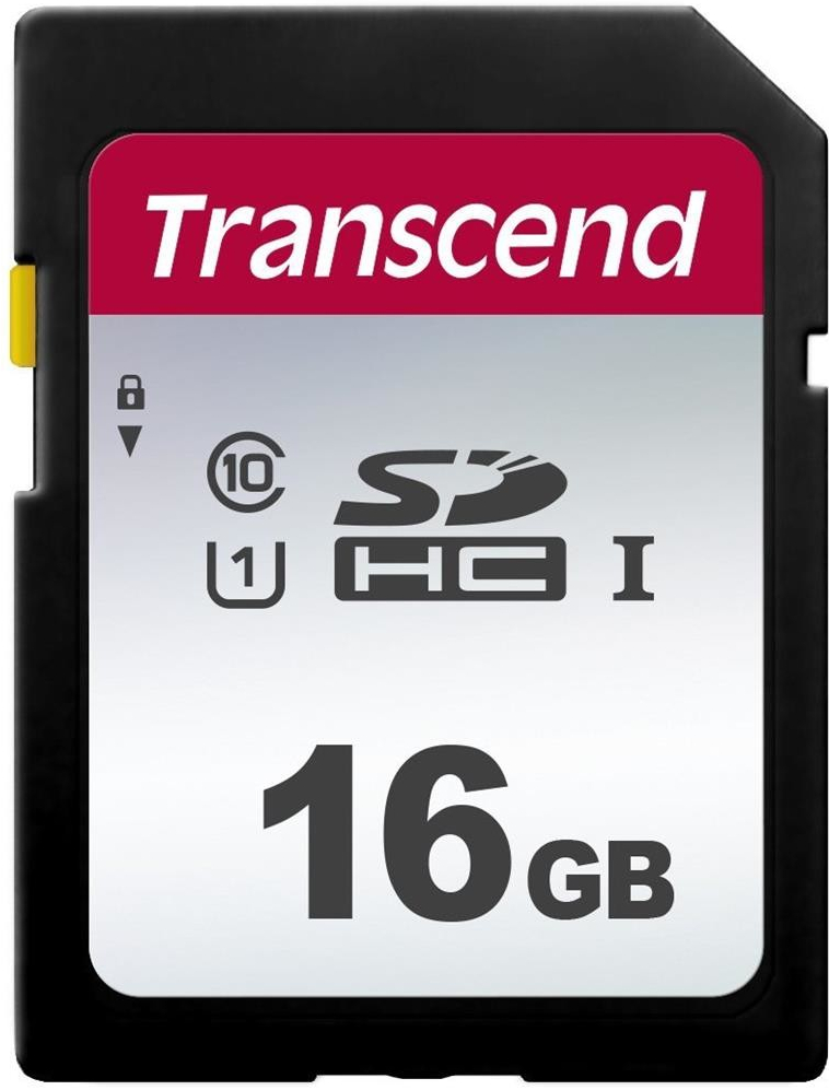 Transcend microSDHC 16 GB UHS-I U1 TS16GUSD300S