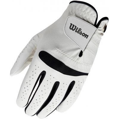 Wilson Feel Plus Mens Golf Glove Levá L bílá – Zboží Dáma