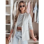 DStreet dámské sako SVĚTLE ŠEDÁ – Zboží Dáma