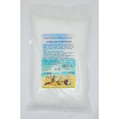 Prodejnabylin Kyselina citronová 1000 g – Sleviste.cz