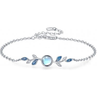 Olivie stříbrný náramek MĚSÍČNÍ KÁMEN 7835 – Zboží Dáma