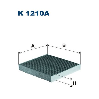 Filtr, vzduch v interiéru FILTRON K 1210A – Hledejceny.cz