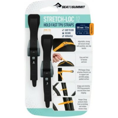 Sea To Summit popruh Stretch-Loc 12 12 mm x 300 mm 2 kusy – Hledejceny.cz