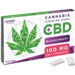 Euphoria Žvýkačky s CBD 100mg Černý rybíz 17 g – Zboží Dáma