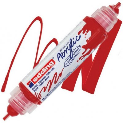 Edding 5400 3D dopravní červená – Zboží Mobilmania