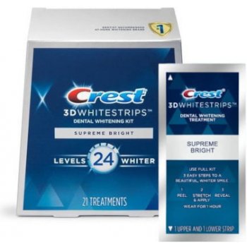 Crest 3D Whitestrips Supreme Bright 20 ks