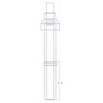 Almeva Lik střešní nástavec nastavitelný komplet 80/125, 1,60 m DPDT18-V – Zboží Dáma