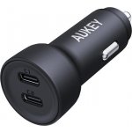 Wall charger Aukey CC-Y23, 2xUSB-C, 65W (black) – Zboží Živě