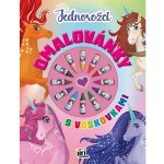 Jiří Models Omalovánky s voskovkami Jednorožci – Zboží Dáma