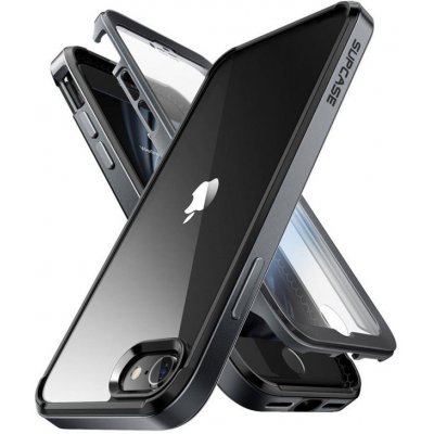Pouzdro AppleMix SUPCASE UB Edge Apple iPhone 7 / 8 / SE 2020 / SE 2022 + ochranná fólie - odolné - černé – Zbozi.Blesk.cz