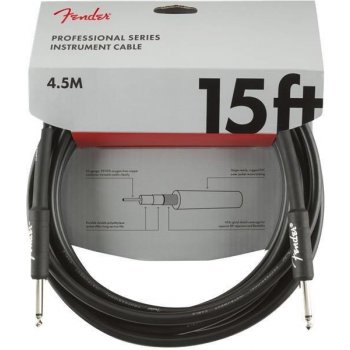 Fender Professional Series Instrument Cable S/S 4,5 m Black