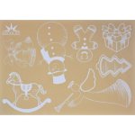 DECOLED Vánoční samolepky na okna A3 symboly – Sleviste.cz