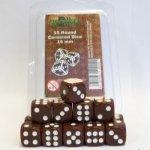 ADC Blackfire hrací kostky 15 kusů kostek D6 Hnědé – Zboží Živě