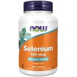 Now Foods Selenium 100 mcg 250 tablet – Hledejceny.cz